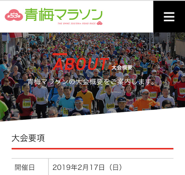 第53回 青梅マラソンの警備